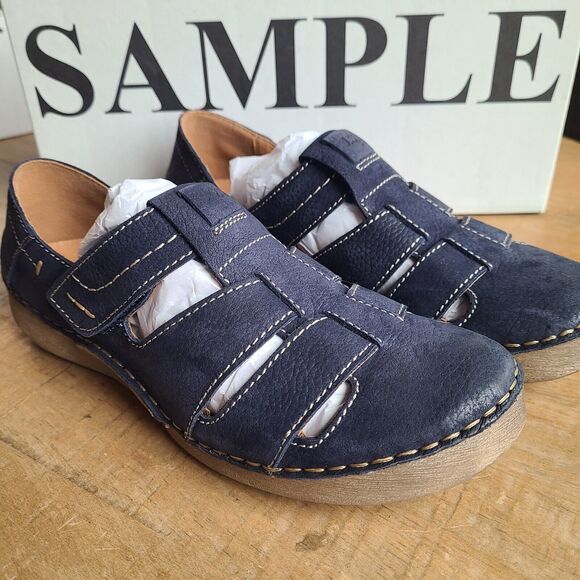 Josef Seibel Fergey 59 Womens Leather Fisherman Sandal SAMPLE EU 37 RARE‎ NEW - Picture 1 of 10